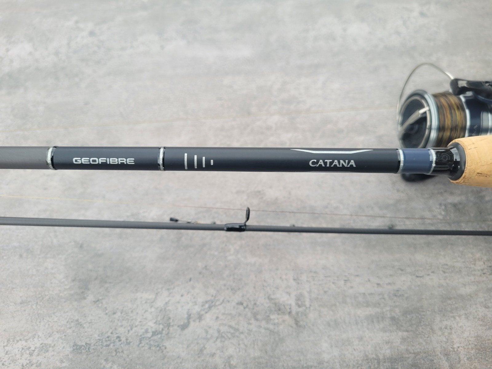 shimano catana spin 213cm incl shimano catana 2500 molen, Ophalen, Zo goed als nieuw, Werphengel