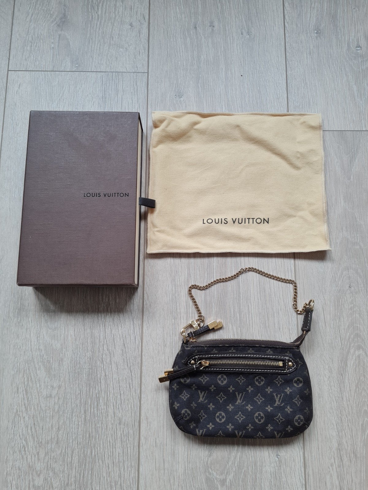 Louis Vuitton pochette, Ophalen of Verzenden, Nieuw, Bruin