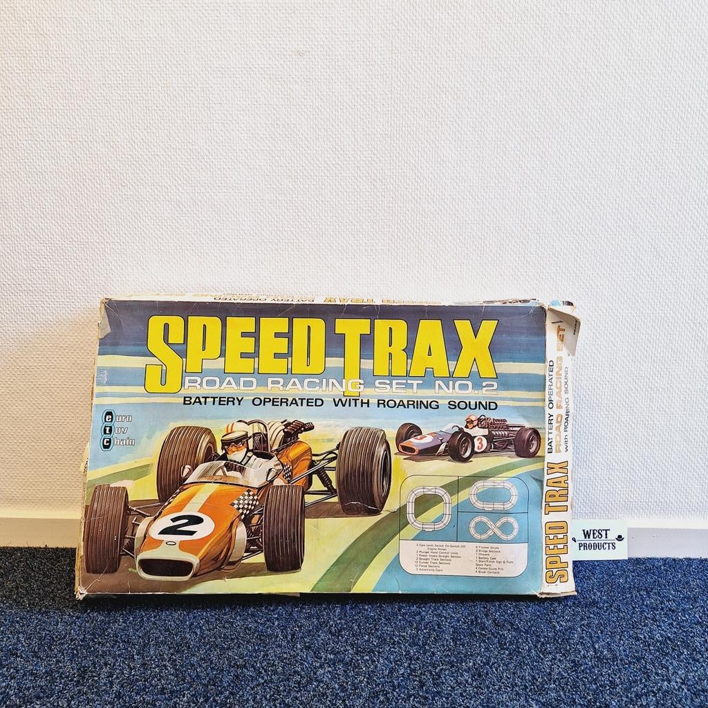 Vintage Speed Trax Road Racing Set No. 2 - Vintage Racebaan, Ophalen of Verzenden
