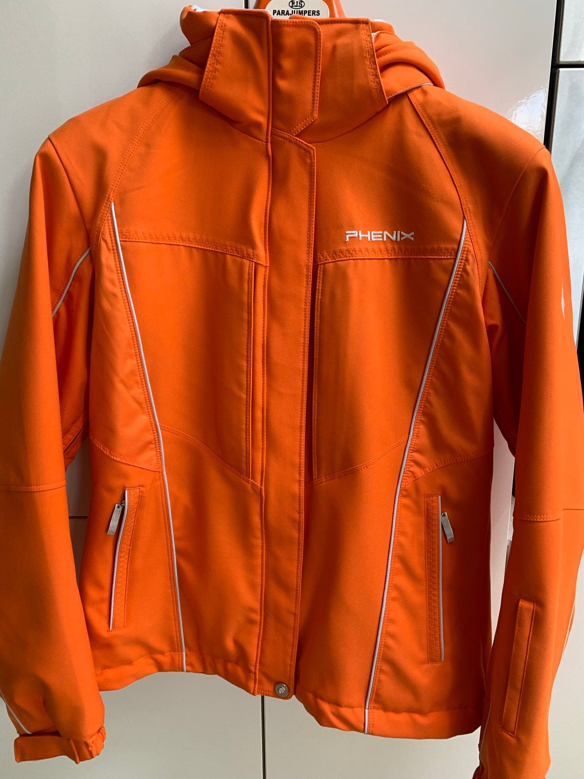 Oranje Phenix ski-jas voor dames, maat 38, Ophalen of Verzenden, Gedragen, Maat 38/40 (M), Jack