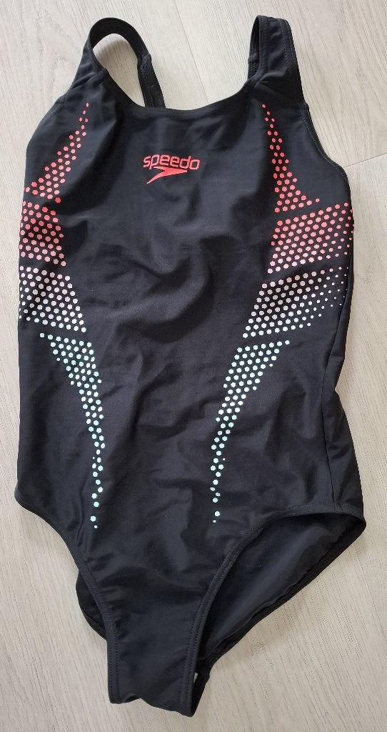 Speedo badpak maat 152-164 (xs, 34), Zwart, Badpak, Zo goed als nieuw, Speedo