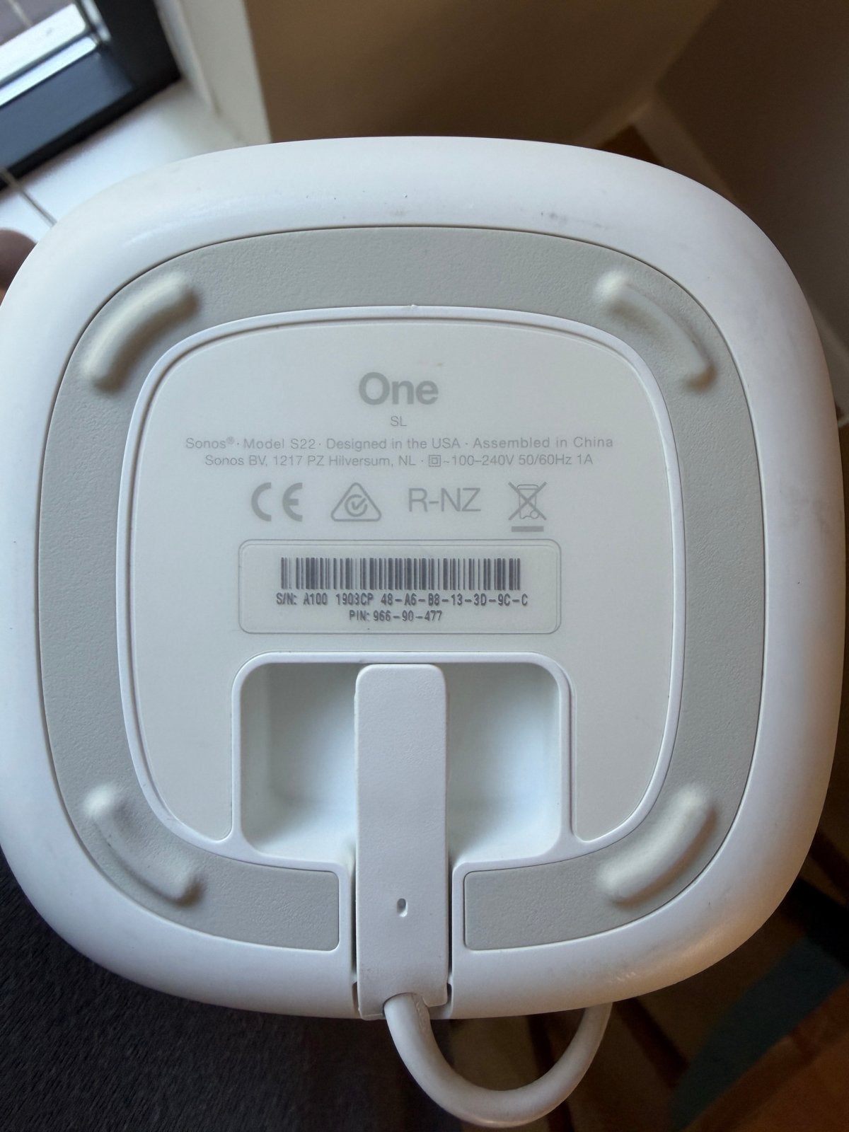 Foto 5 van Sonos One SL - Wit