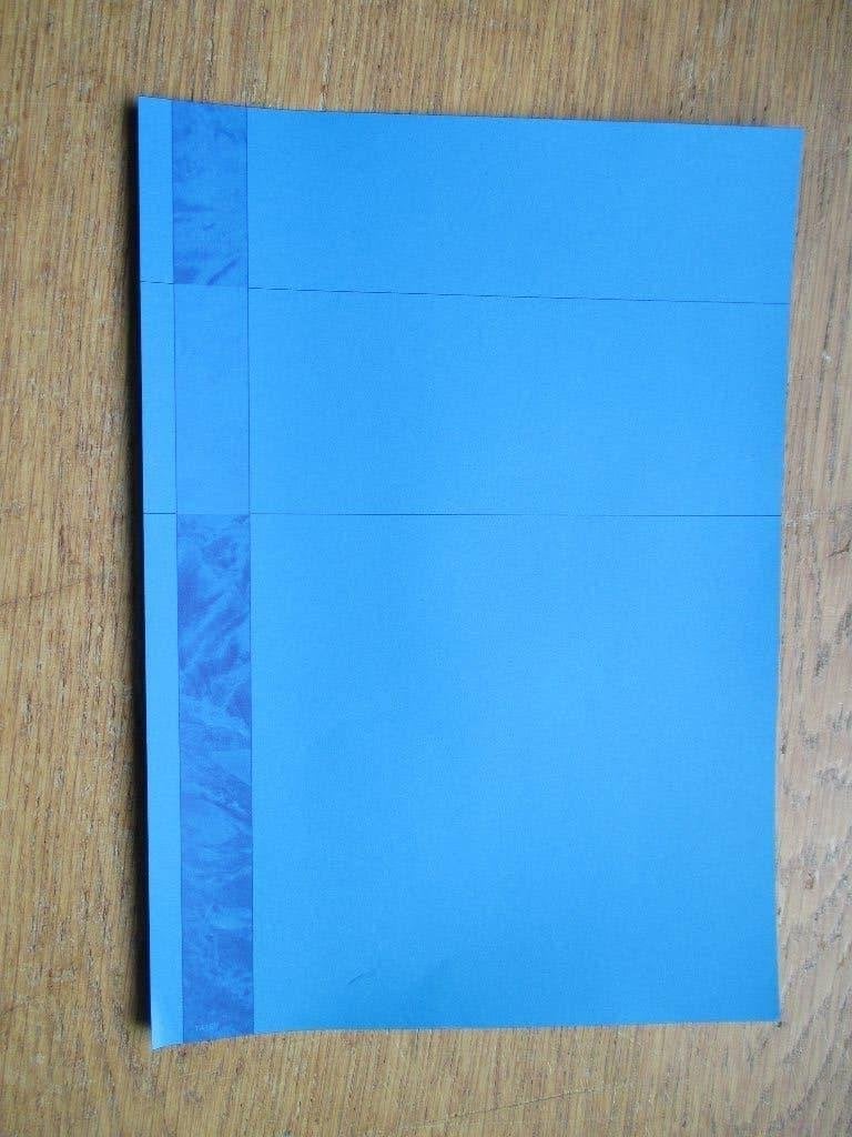 BLAUW PAPIER - A4 - 1 ZIJDE BEDRUKT -  ZIE FOTO, Ophalen of Verzenden