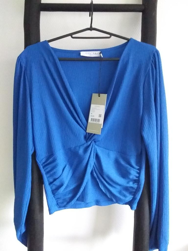 Lange mouwen shirt - Costes, Maat 38/40 (M), Blauw, Nieuw, Ophalen of Verzenden