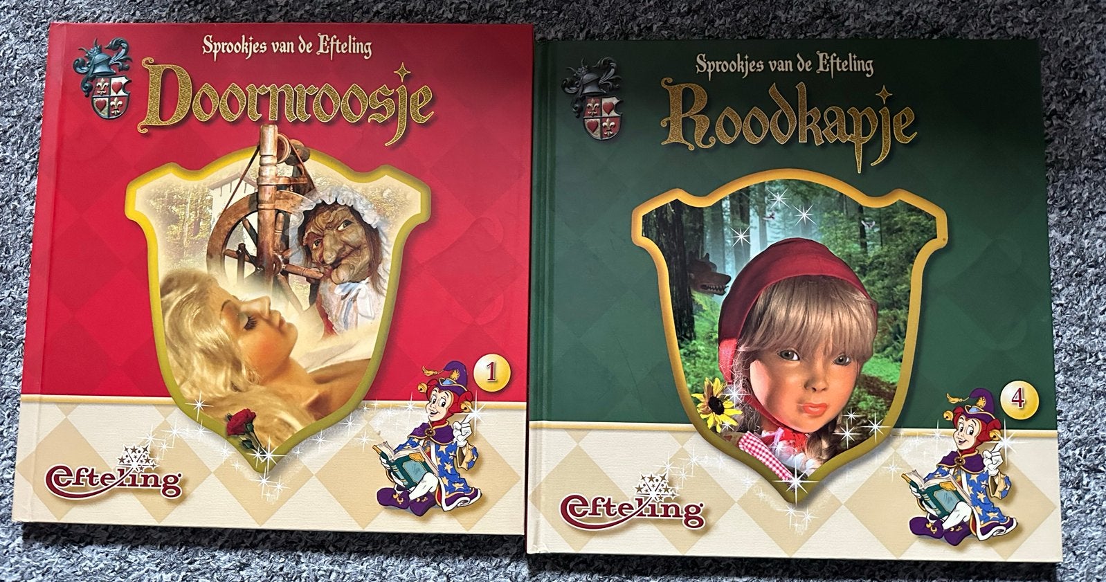Efteling Sprookjesboeken: Doornroosje, Roodkapje en meer!, Ophalen of Verzenden, Zo goed als nieuw, Sprookjes