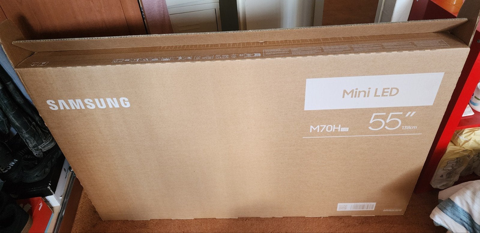 Samsung 55" Mini LED TV - Gloednieuw, Ophalen, LED, 50 Hz, Nieuw