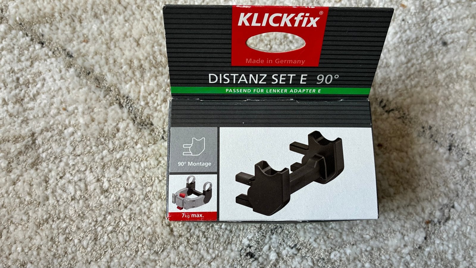 Klickfix Stuurtashouder Distanz Set E 90, Ophalen of Verzenden, Nieuw