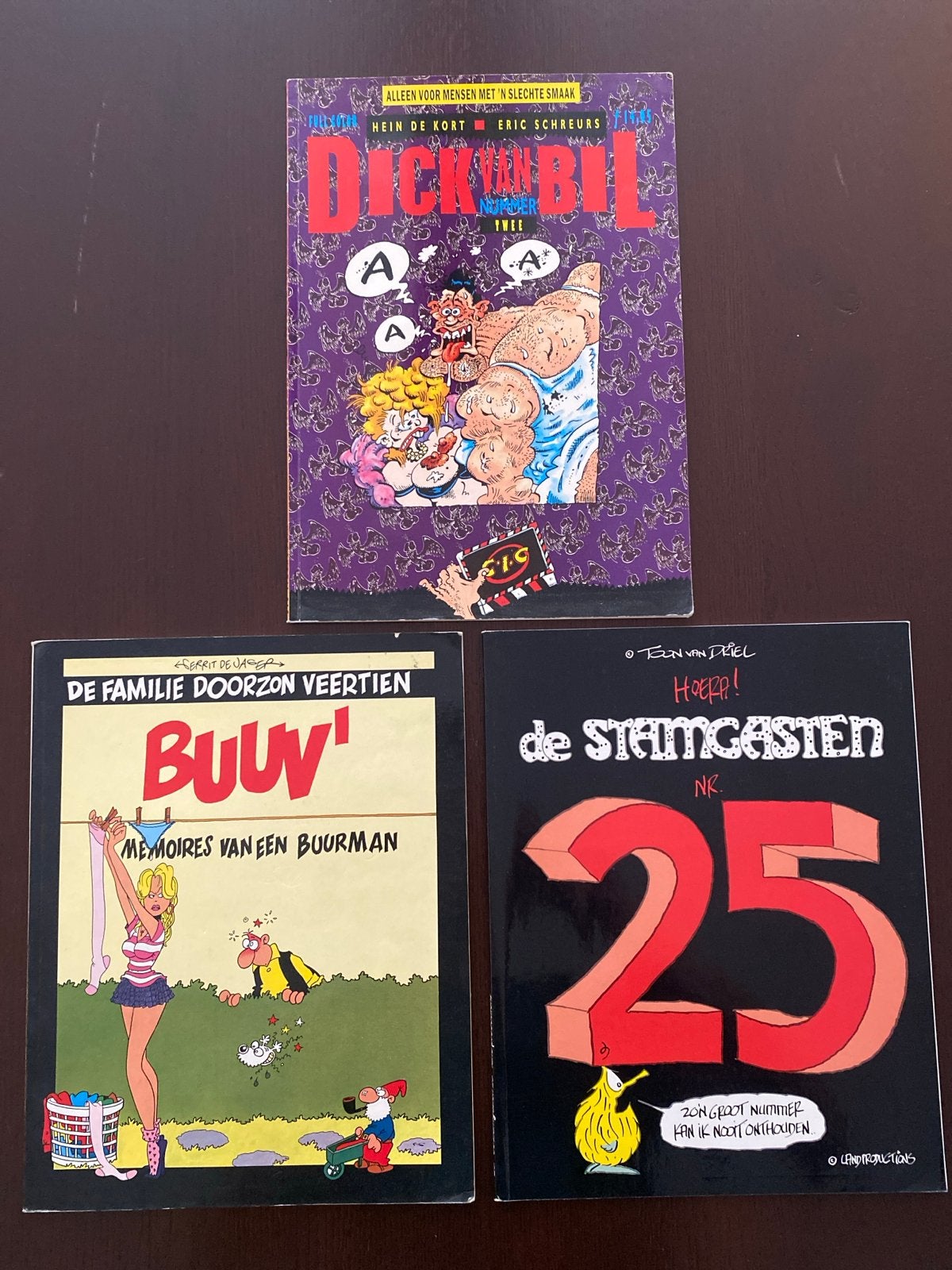 3 stripboeken: Dick van Bil, Buuv' en De Steimgasten, Boeken, Stripboeken, Meerdere stripboeken, Ophalen of Verzenden, Gelezen