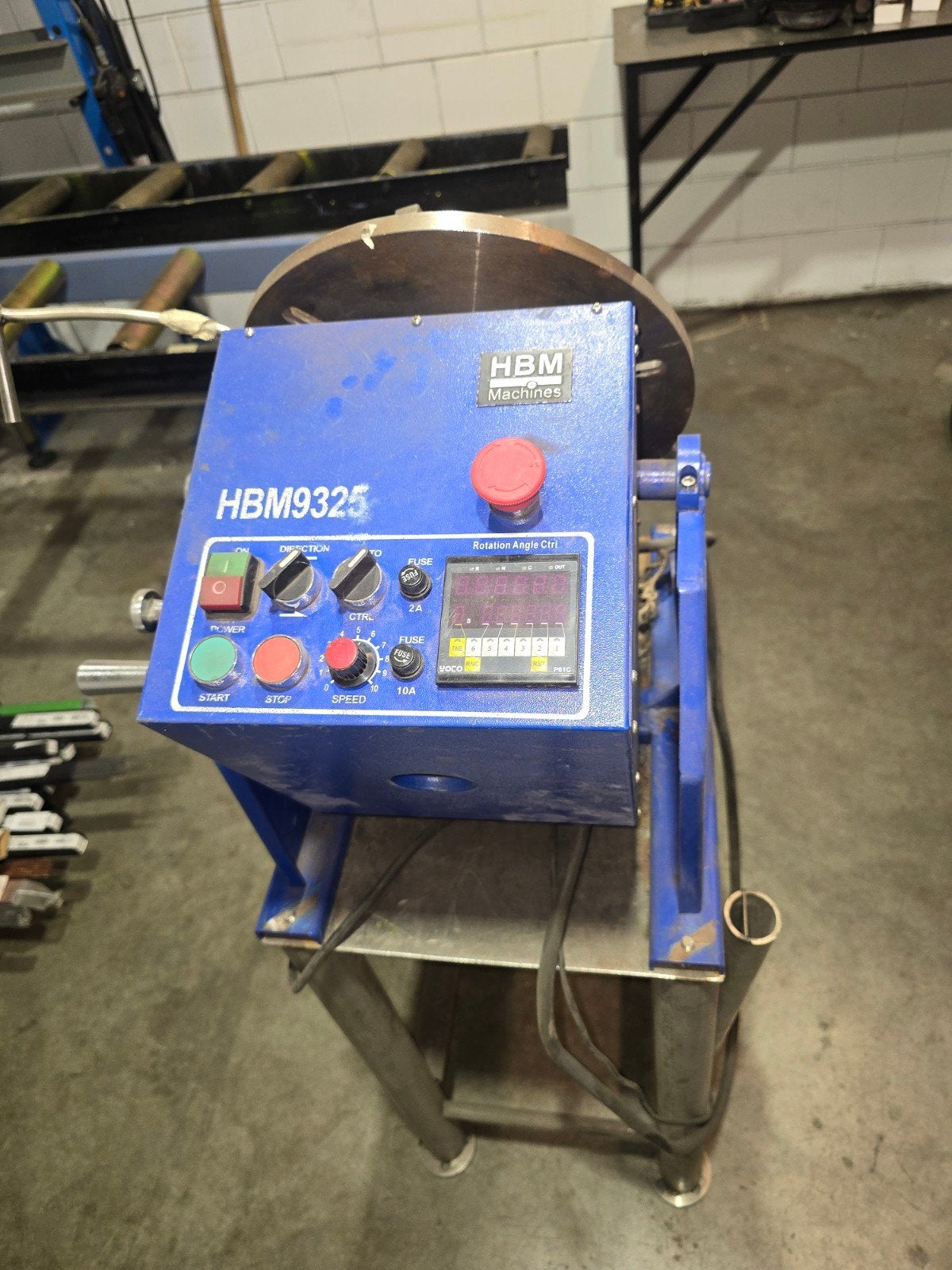 HBM9325 Lasmanipulator - Draaitafel voor lassen, Doe-het-zelf en Verbouw, Gereedschap | Lasapparaten, Ophalen of Verzenden, Gebruikt