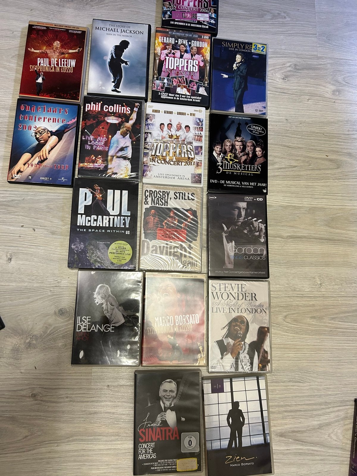 Grote collectie muziek-dvd's van diverse artiesten, Alle leeftijden, Nederlands, Ophalen of Verzenden, Concert