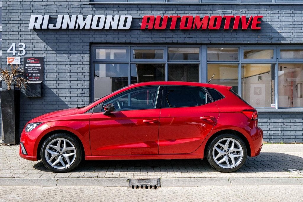 Seat Ibiza 1.0 Eco 115PK FR|Carplay|Adaptive Cruise control|, Stof, Gebruikt, Zwart, 116 pk