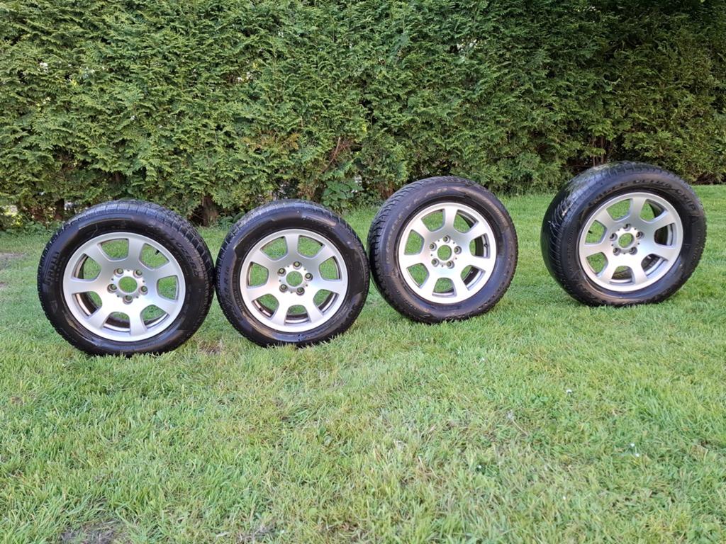BMW Lichtmetalen Velgen 5x120 met 225/55 R16 Banden, Ophalen, Gebruikt, 16 inch, Banden en Velgen