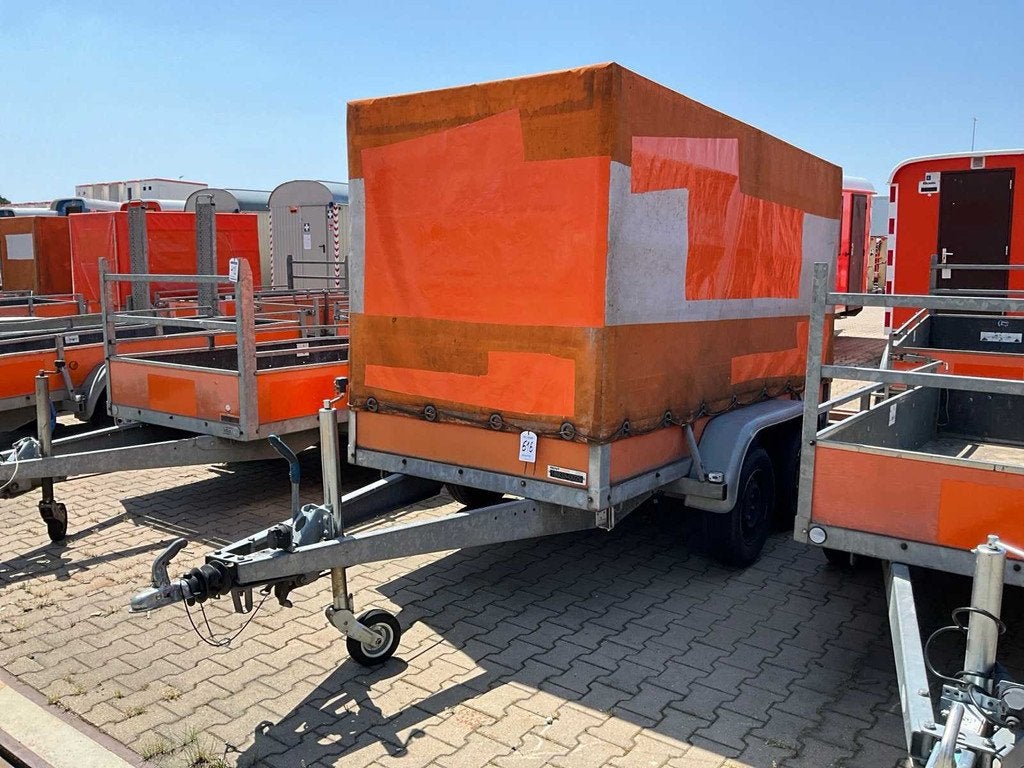 2012 Atec EB2 2-1 Dubbelas huif aanhangwagen, Gebruikt
