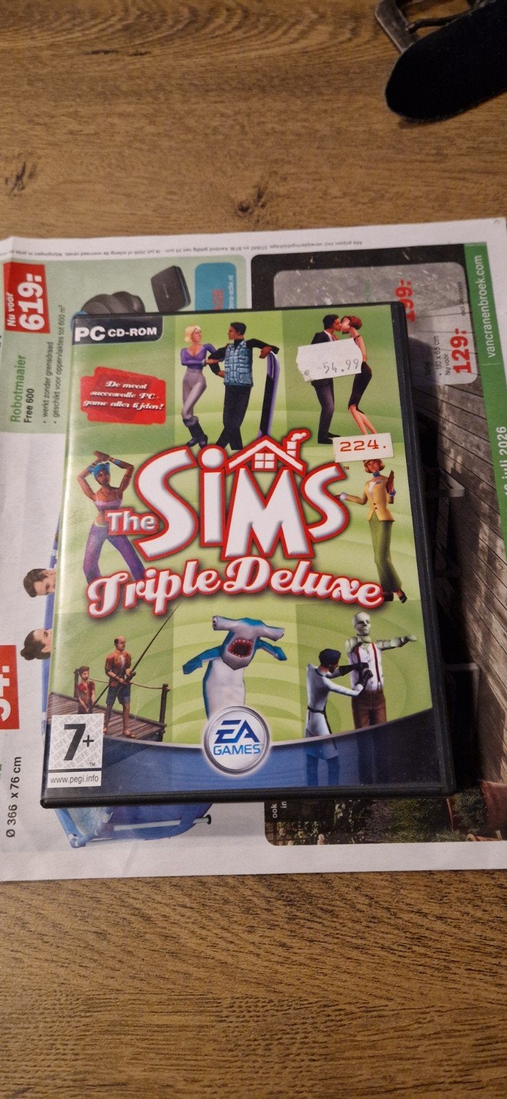 The Sims Triple Deluxe PC CD-ROM - 5 games in 1!, Gebruikt, 1 speler, Ophalen of Verzenden, Vanaf 7 jaar
