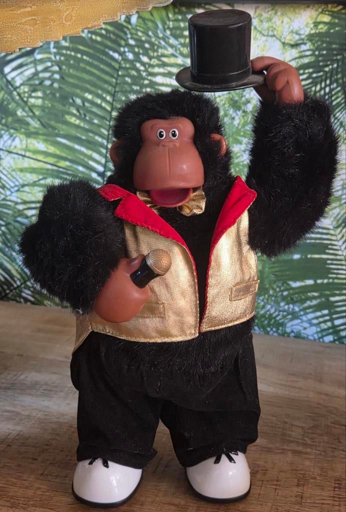 Vintage Zingende Dansende Gorilla Animatronic Jaren '1990, Ophalen of Verzenden