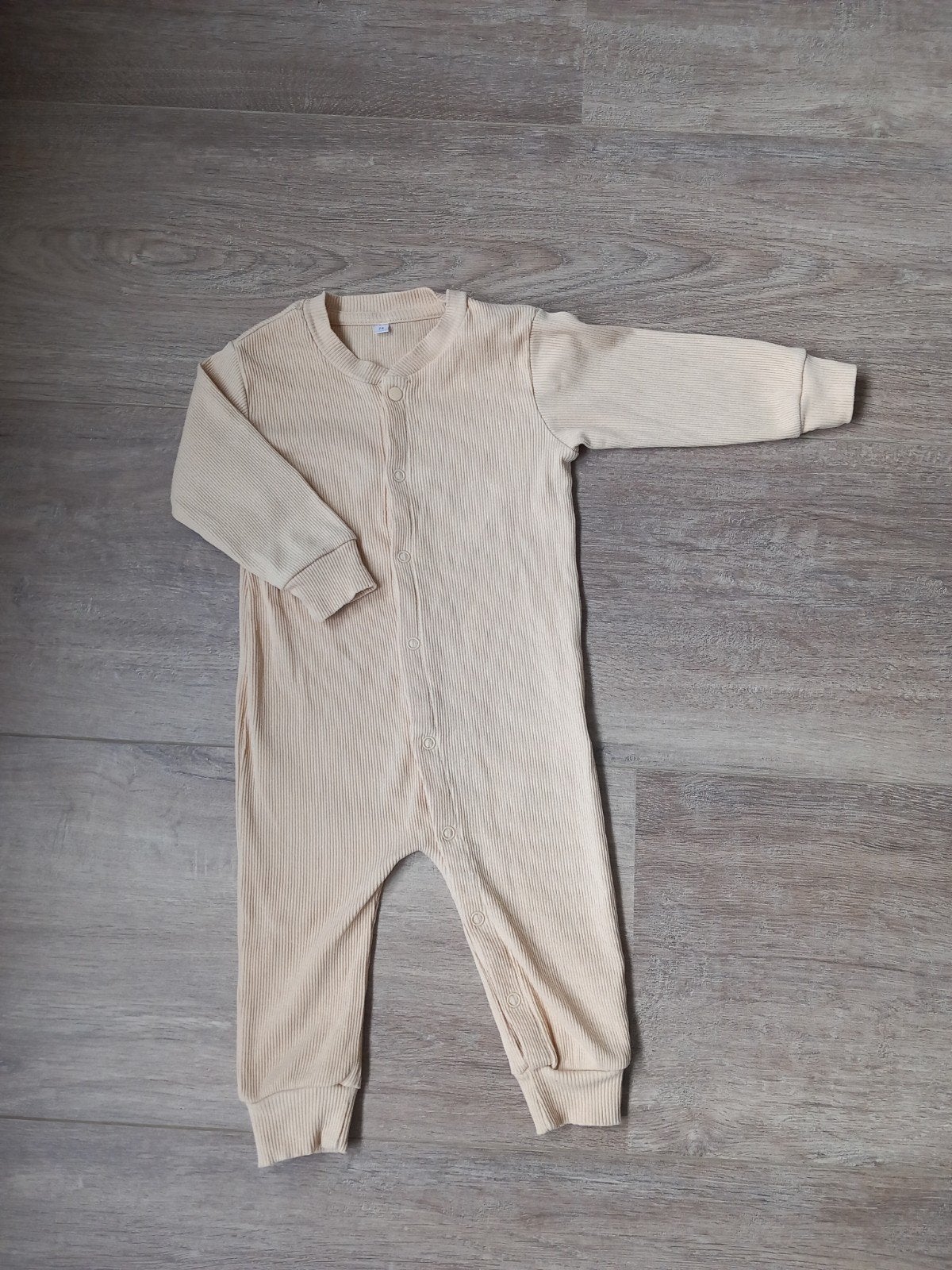 Net creme/beige boxpakje van zeeman maat 74., Zeeman, Jongetje of Meisje, Ophalen of Verzenden, Zo goed als nieuw