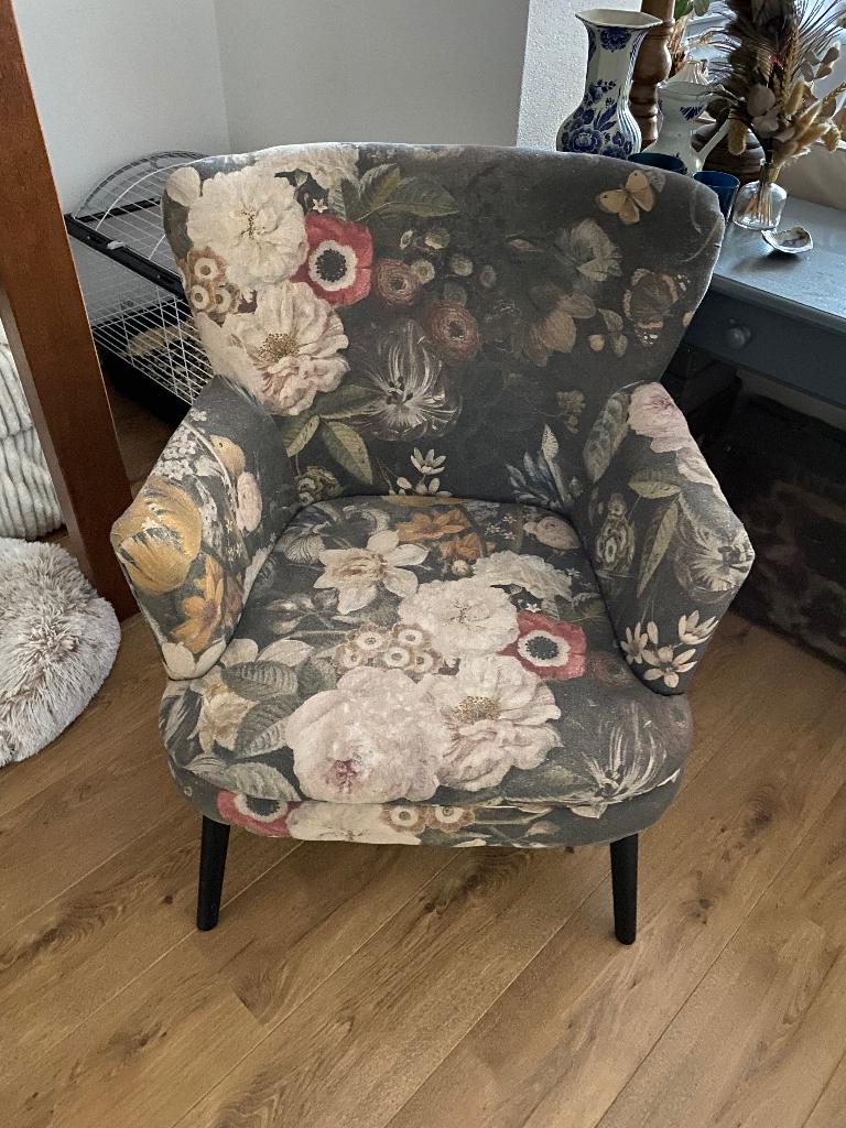 Bloemenstoeltje, Huis en Inrichting, Ophalen, Gebruikt, Minder dan 75 cm, 75 tot 100 cm