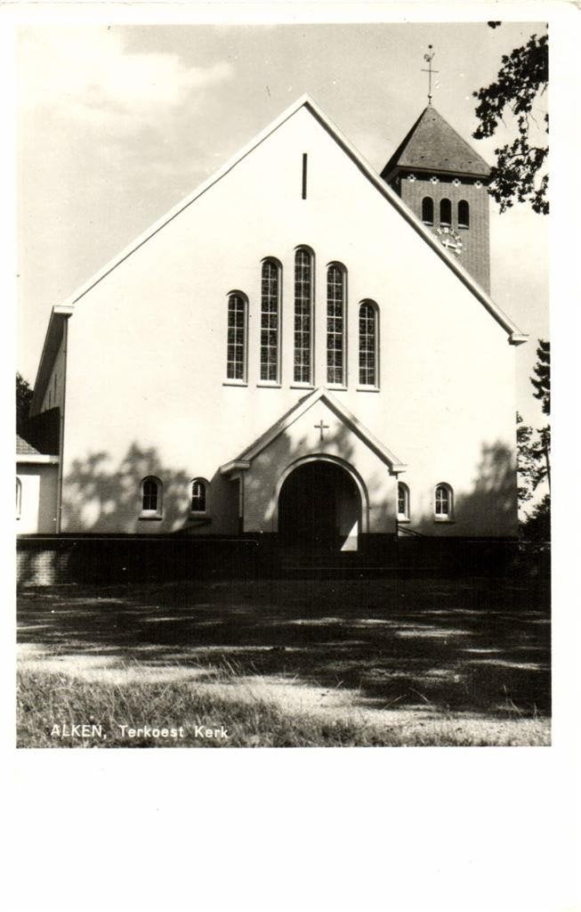Alken, Terkoest Kerk - ongelopen, Ophalen of Verzenden, 1960 tot 1980, Ongelopen, Antwerpen