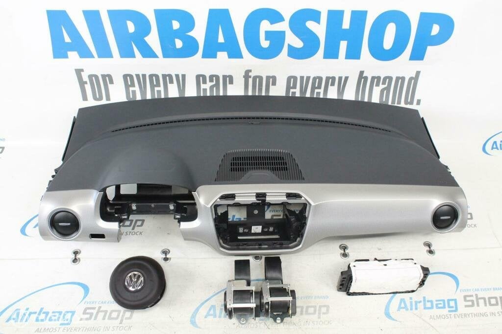 Airbag set Dashboard zwart/zilver Volkswagen Up 2012-2016, Auto-onderdelen, Dashboard en Schakelaars, Gebruikt, Ophalen of Verzenden