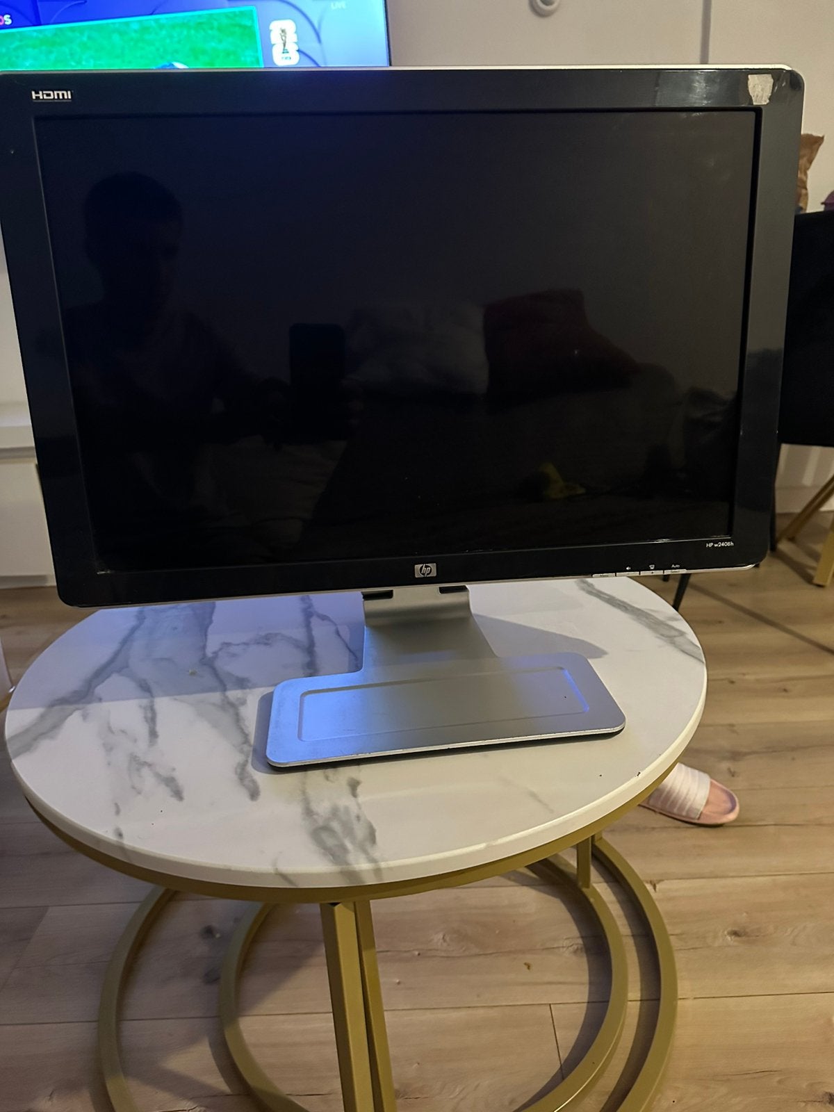 HP monitor w2408, Ophalen, Zo goed als nieuw, Overige typen, Overige resoluties