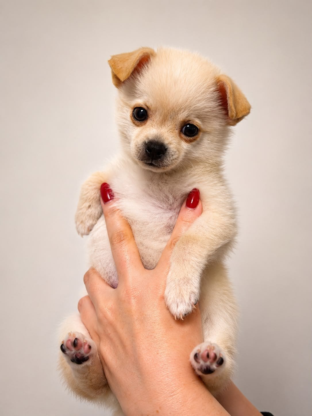 Lief wit reutje zoekt gouden mandje, 8 tot 15 weken, Parvo, Eén hond, Nederland