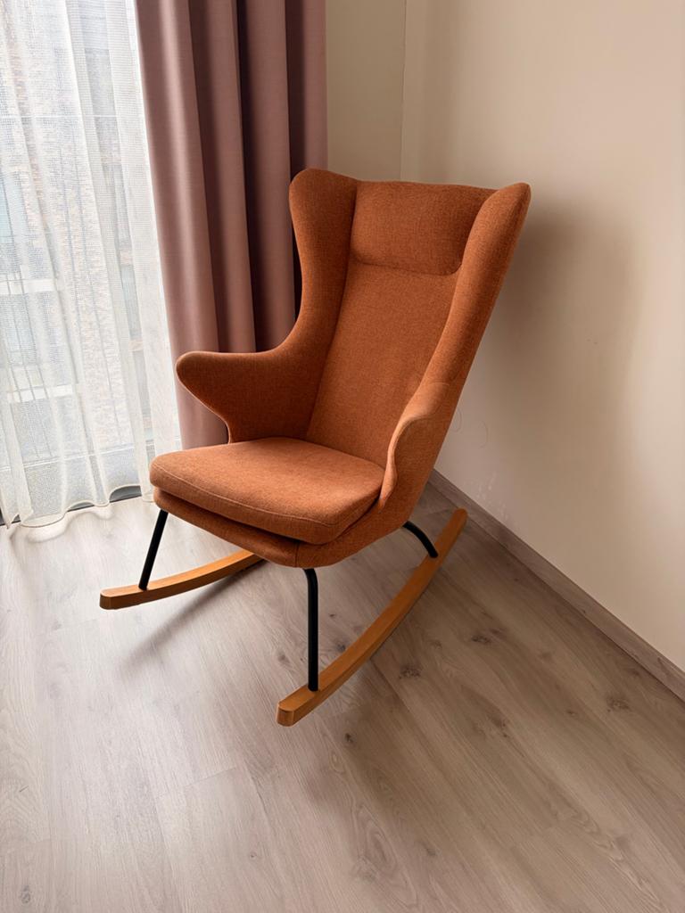 Quax Rocking Adult Chair De Luxe – schommelstoel – Brique, Ophalen, Zo goed als nieuw, Stoel(en)