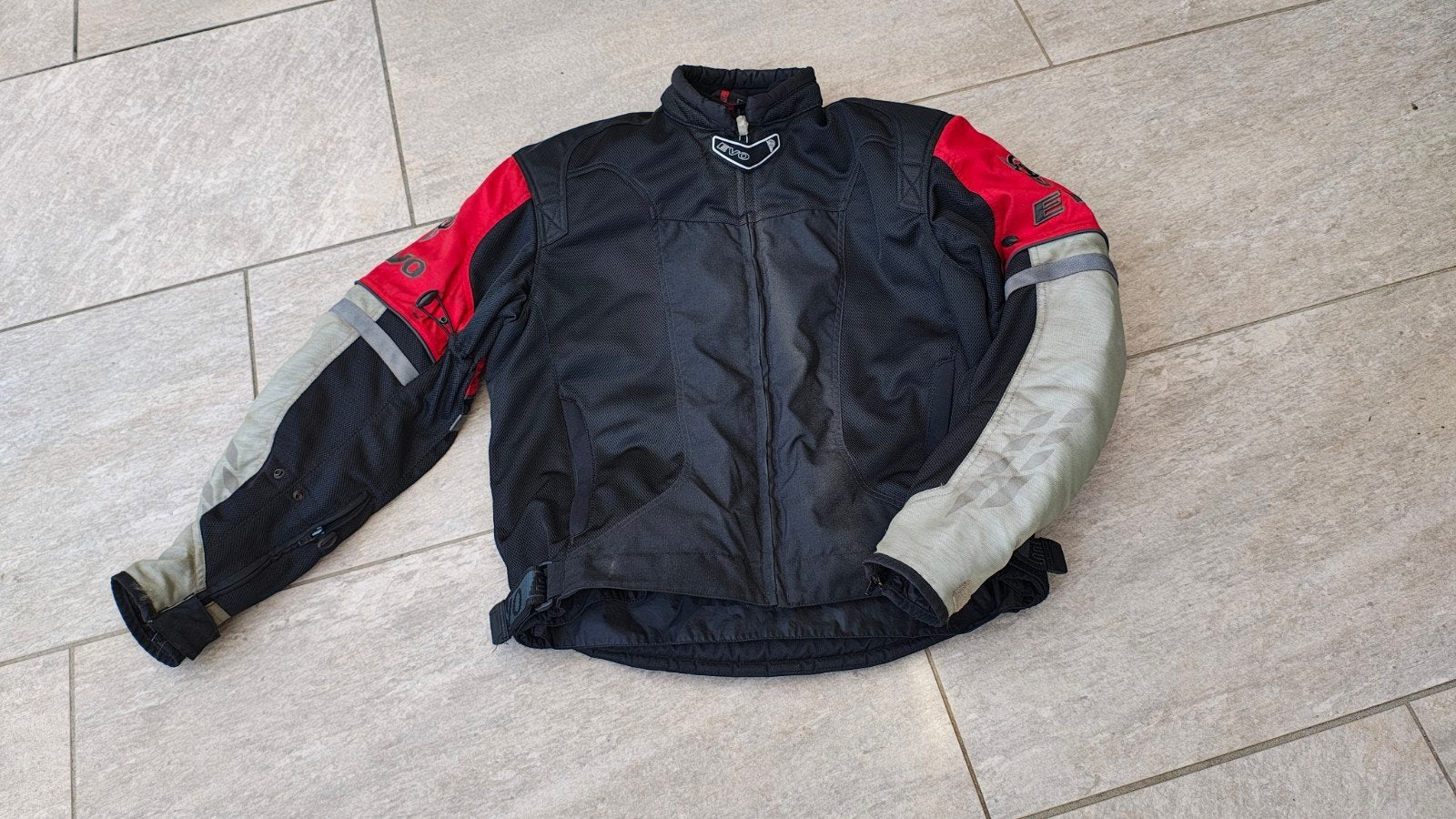 Evolution zomer motorjas met bescherming, Motoren, Evolution, Jas | textiel, Heren, Ophalen of Verzenden