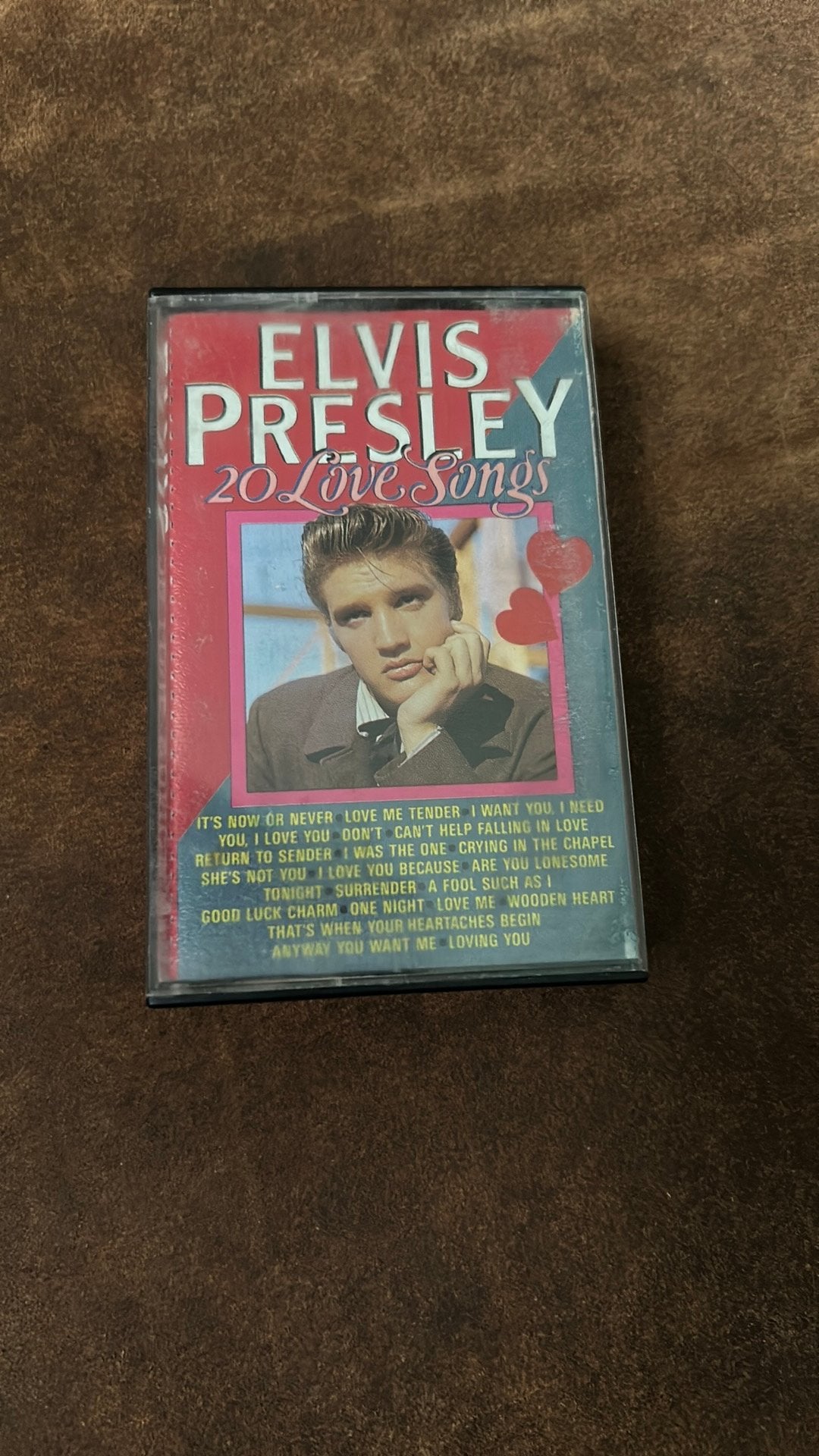 Elvis Presley -20 love songs, Cd's en Dvd's, Cassettebandjes, Ophalen of Verzenden, Zo goed als nieuw, Pop, 1 bandje