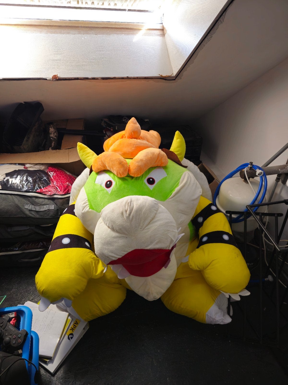 Grote Bowser knuffel Super Mario - Zo goed als nieuw, Kinderen en Baby's, Speelgoed | Knuffels en Pluche, Ophalen, Overige typen