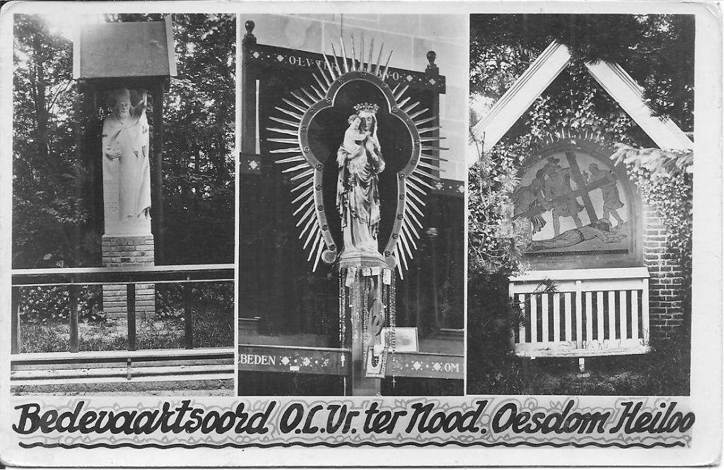 Bedevaartsoord O.L. vr. ter Noord Oesdom Heiloo, Ophalen of Verzenden, 1960 tot 1980, Ongelopen, Noord-Holland