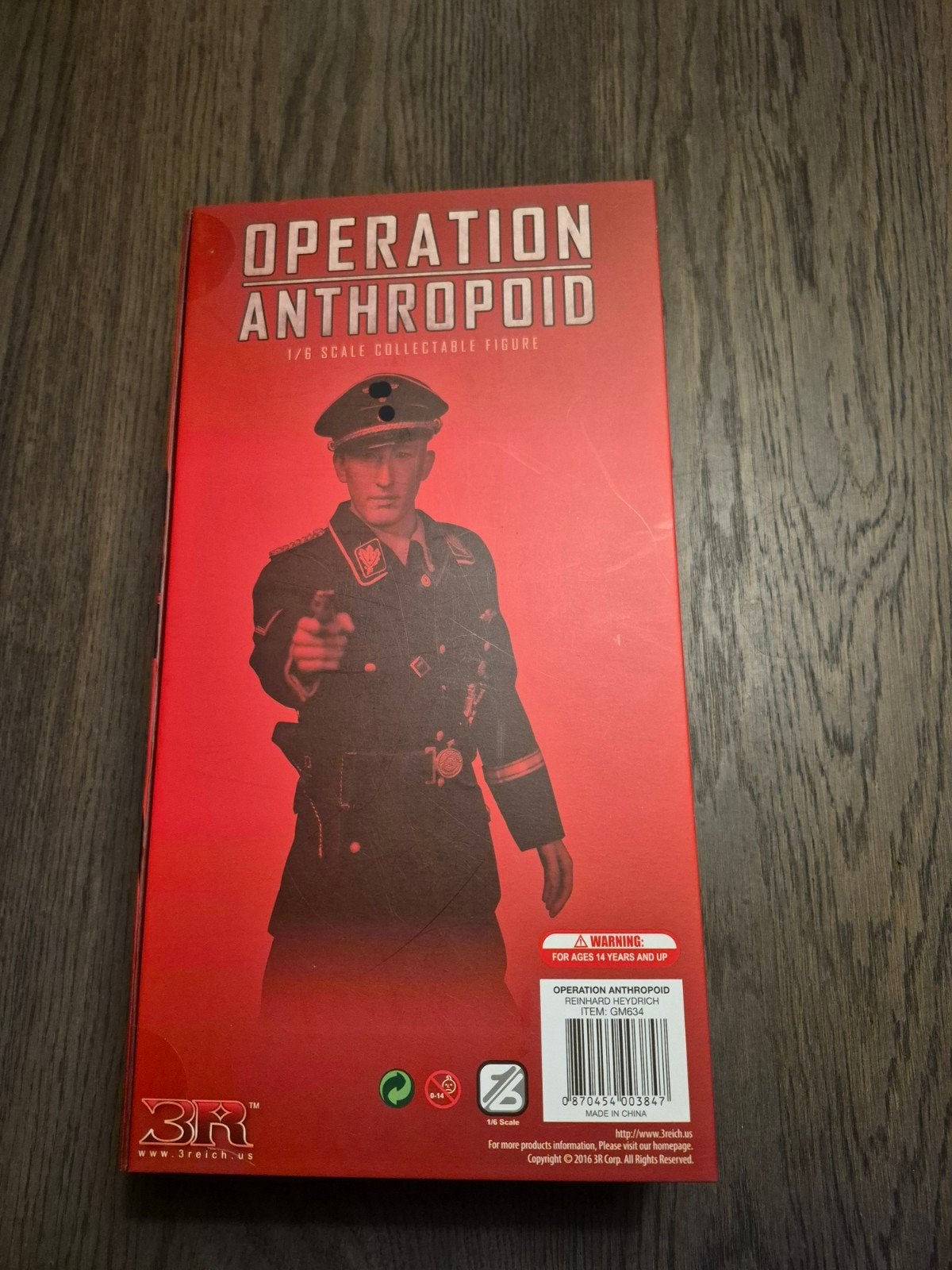 3R 1/6 Heydrich ww2 firgure, Verzamelen, Ophalen of Verzenden, Duitsland