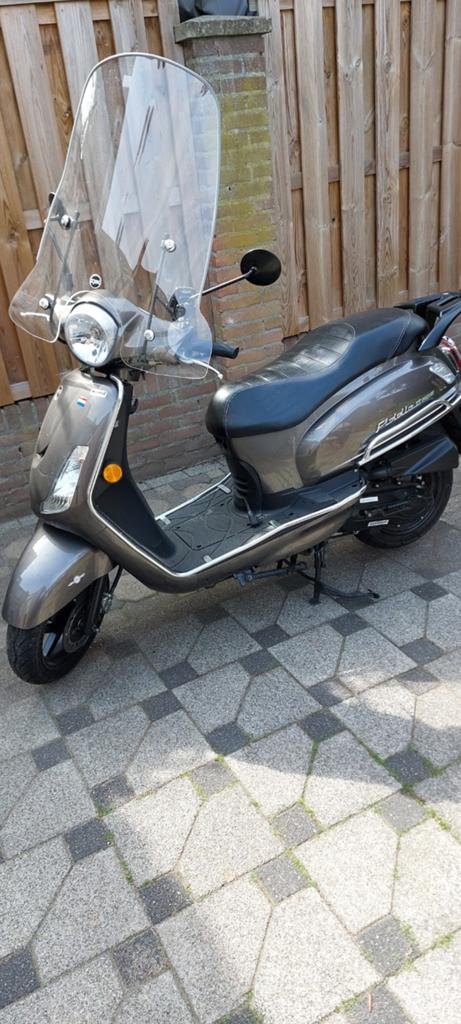 Snorscooter Sym Fiddle 2 E4   2021 met weinig km, Fietsen en Brommers, Ophalen of Verzenden, Zo goed als nieuw, Benzine, Fiddle