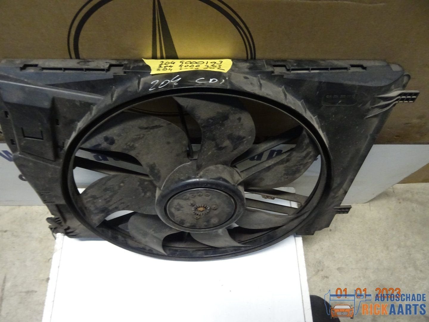 mercedes c Koelventilator 2055000193, Gebruikt, -, Ophalen of Verzenden, Bumper
