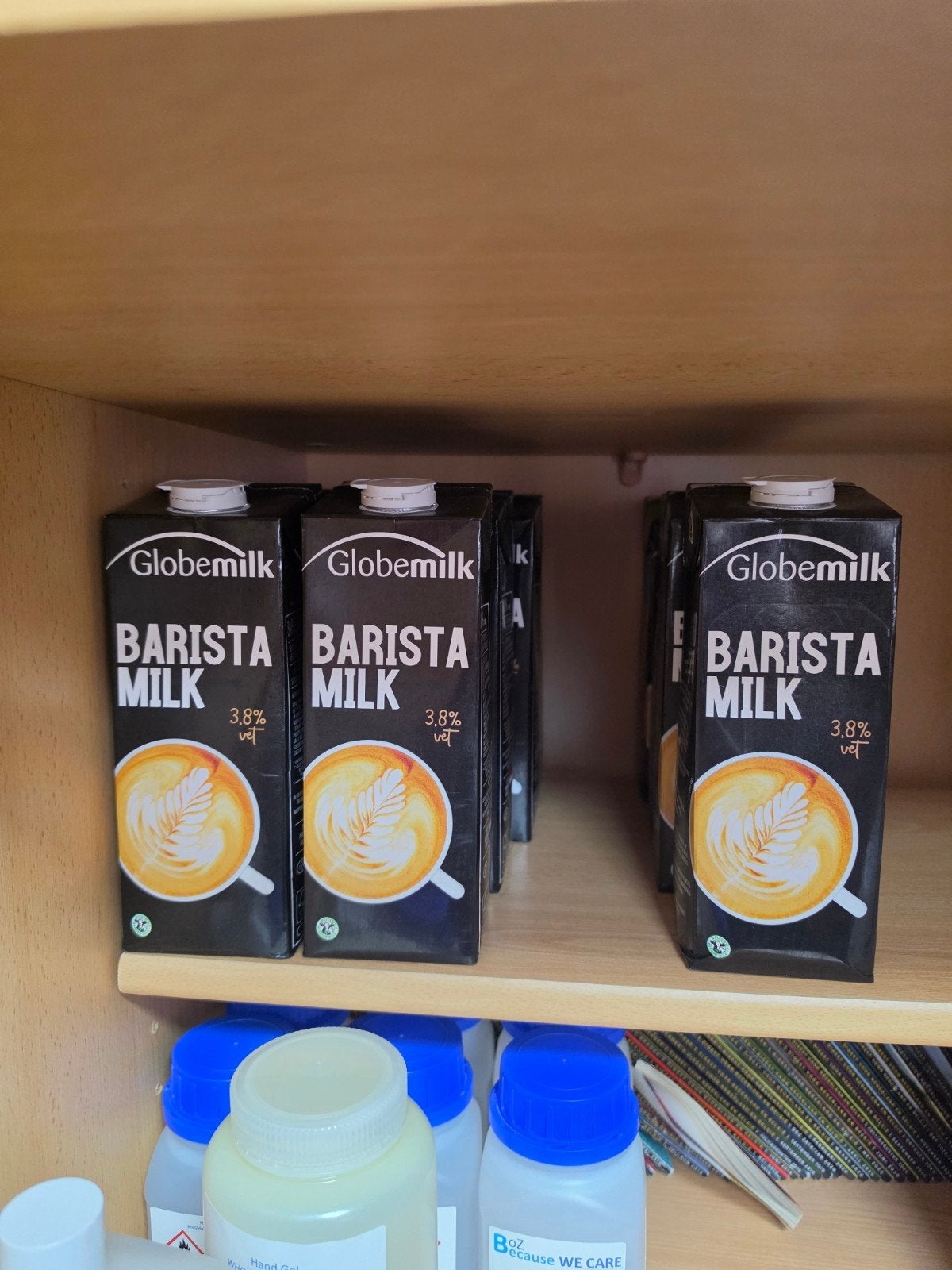 Barista koffiemelk, Ophalen
