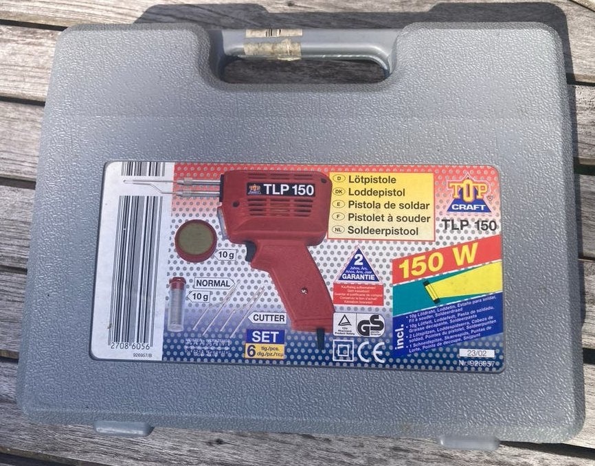 TOP CRAFT TLP 150 Soldeerpistool Set - Nieuw in Koffer, Ophalen of Verzenden, Nieuw, Minder dan 150 ampère, Overige typen