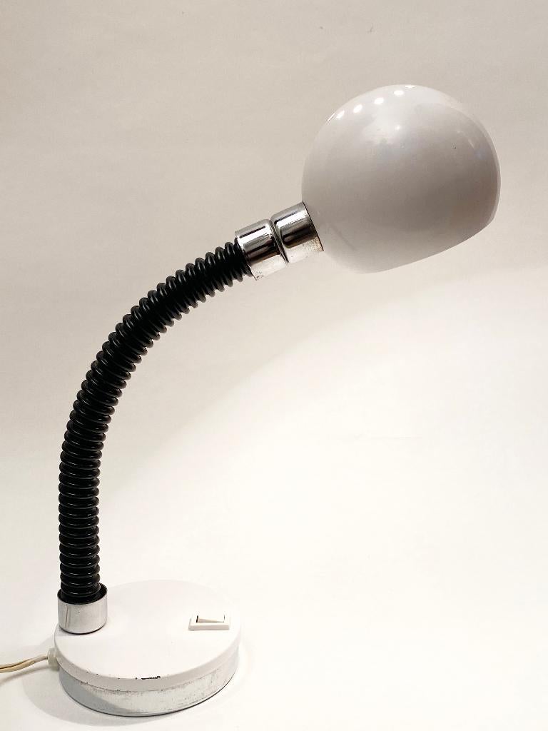 Eyeball tafellamp van Goffredo Reggiani, Huis en Inrichting, Lampen | Tafellampen, Gebruikt, Minder dan 50 cm, Kunststof, Metaal