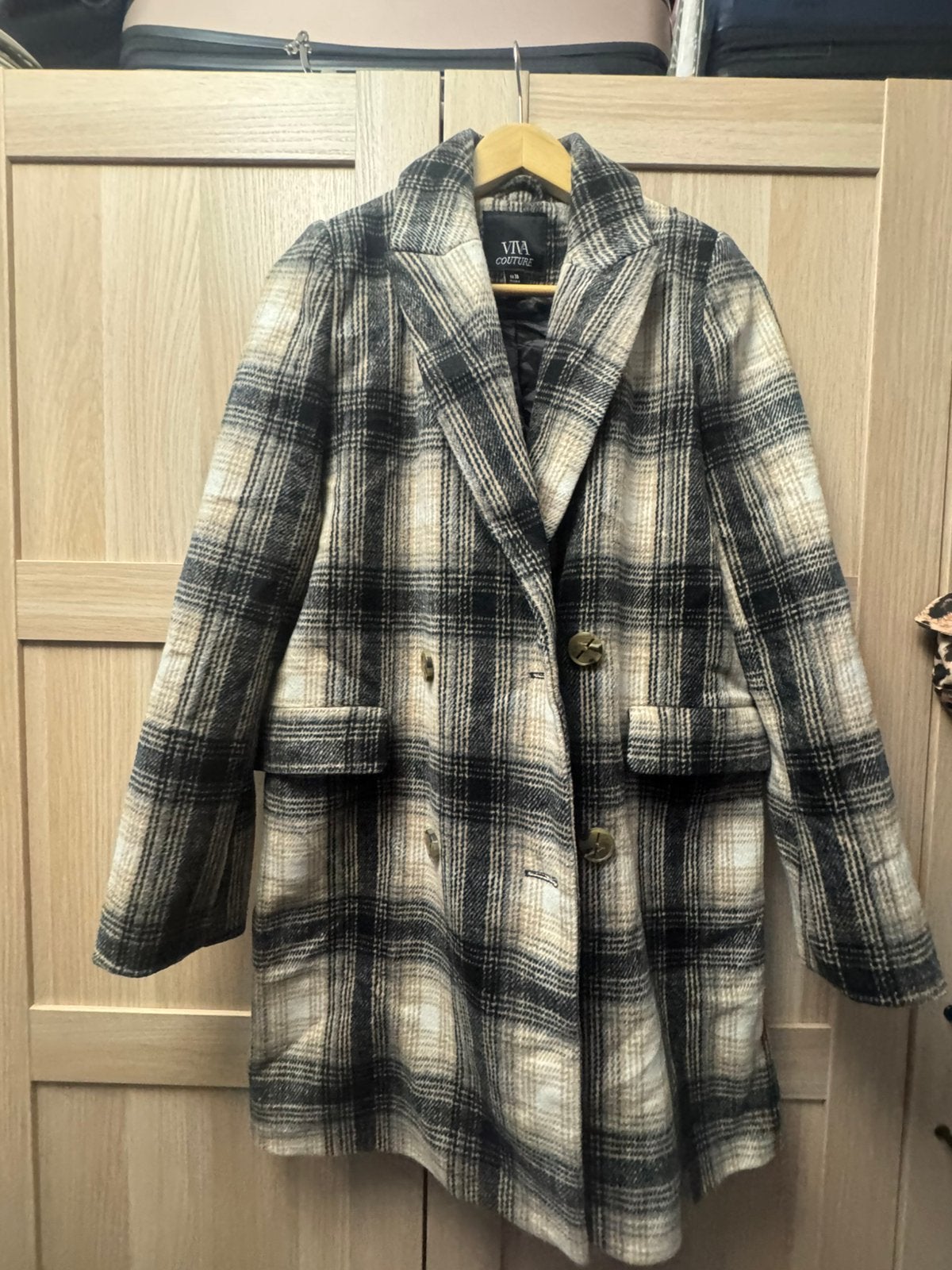 Ms mode coat, Verzenden, Gedragen, Maat 36 (S), Zwart