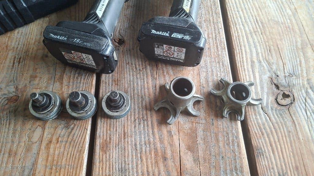 Rehau A-light2 Schuifhulstang + Xpand QC optromptang op Accu, ,, Ophalen of Verzenden, Zo goed als nieuw, ,