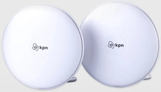 KPN SuperWifi punten (2 stuks) inclusief kabels, Ophalen of Verzenden, Zo goed als nieuw, Router, KPN