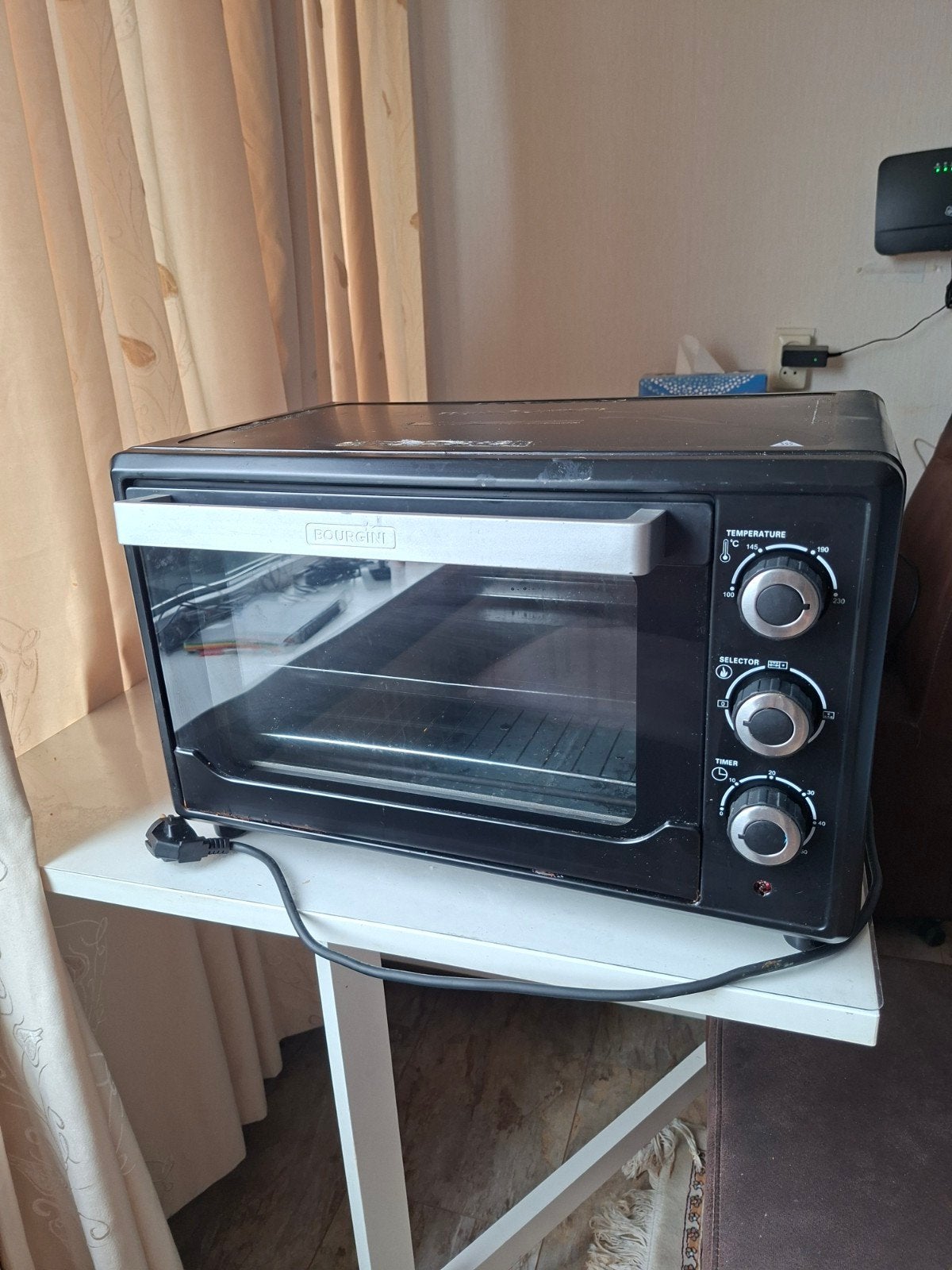 Bourgini Mini Oven - Compact en Functioneel(vaste prijs), Ophalen, Minder dan 45 cm, Mini-oven, Gebruikt