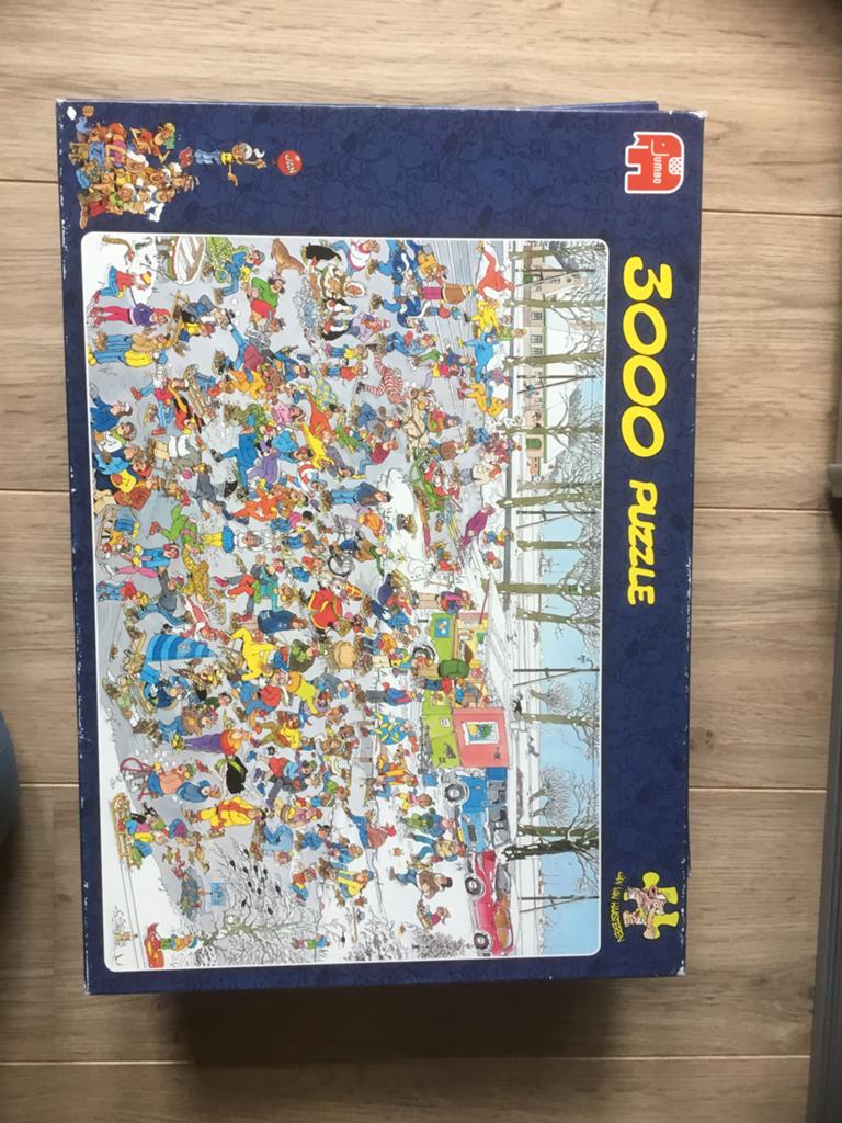 Jan van Haasteren 3000 stukjes en 5000 stukjes, Ophalen of Verzenden, Meer dan 1500 stukjes, Zo goed als nieuw
