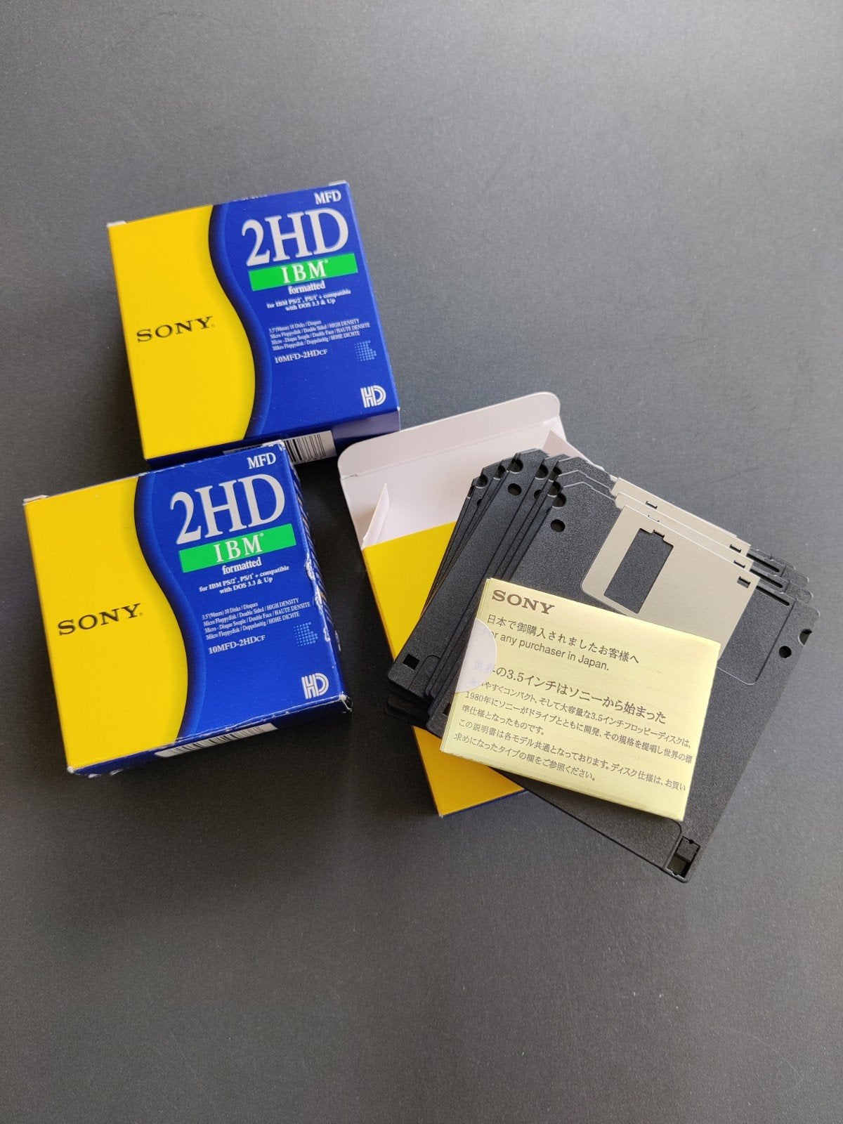 Sony 3.5" Floppy Disks 2HD MFD-2HD voor IBM PS/2 (Nieuw), Ophalen of Verzenden, Sony