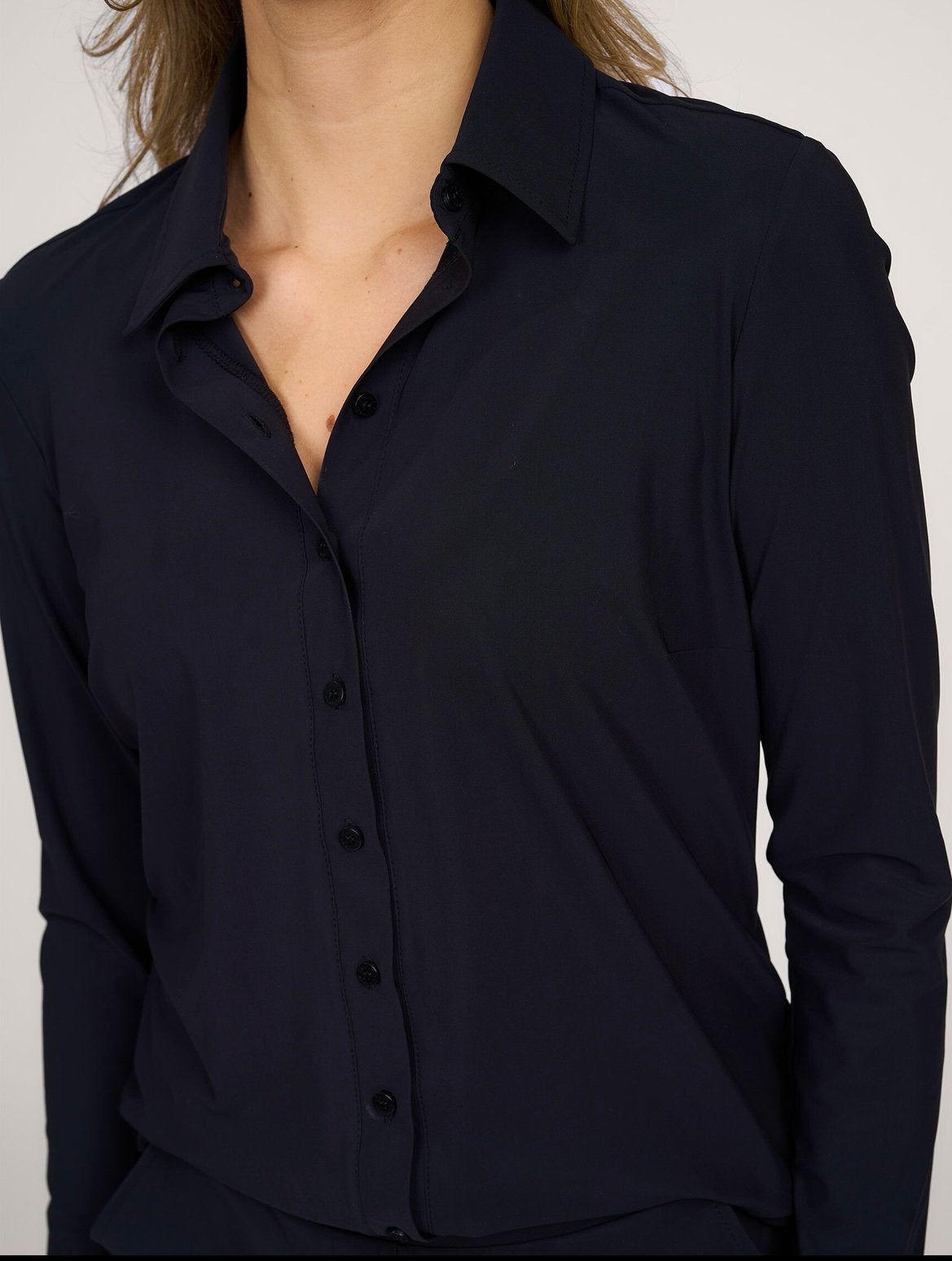 Studio Anneloes Poppy blouse zwart travelstof mt S, Ophalen of Verzenden, Zo goed als nieuw, Maat 36 (S), Zwart