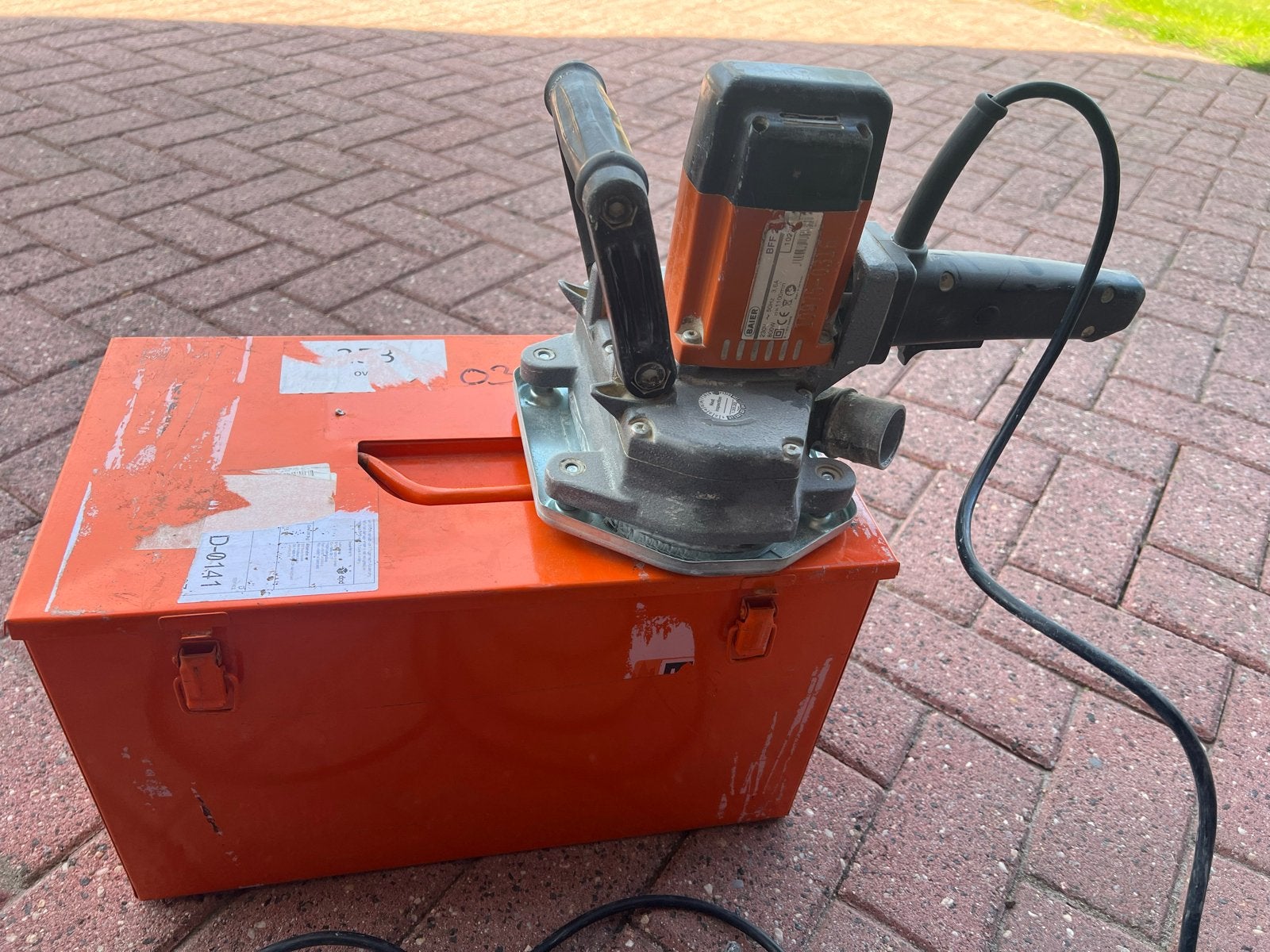 Baier BFF222 Freesmachine - Krachtige Betonfrees, Ophalen, Gebruikt