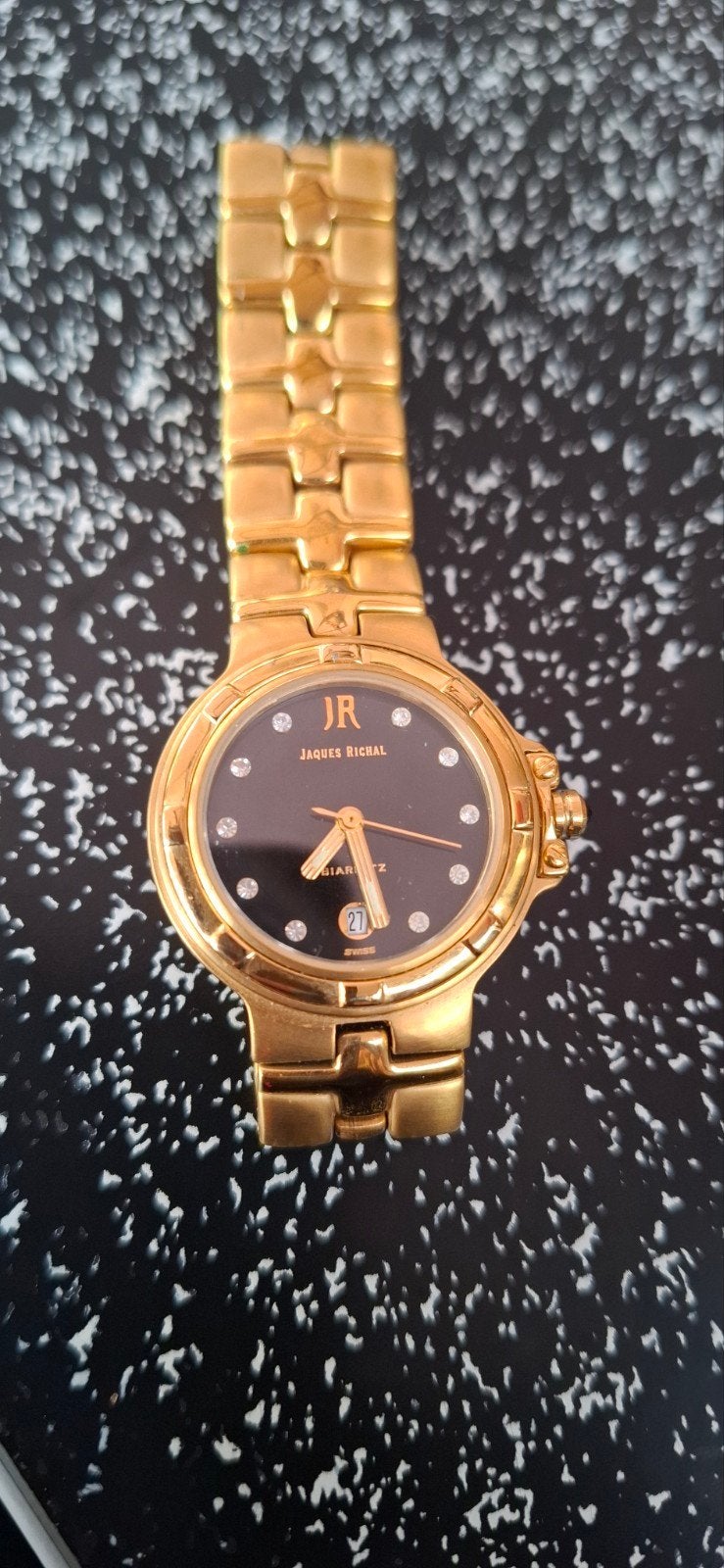 Jacques Richal 18 kt gold plated, Overige merken, Gebruikt, Ophalen of Verzenden, Goud