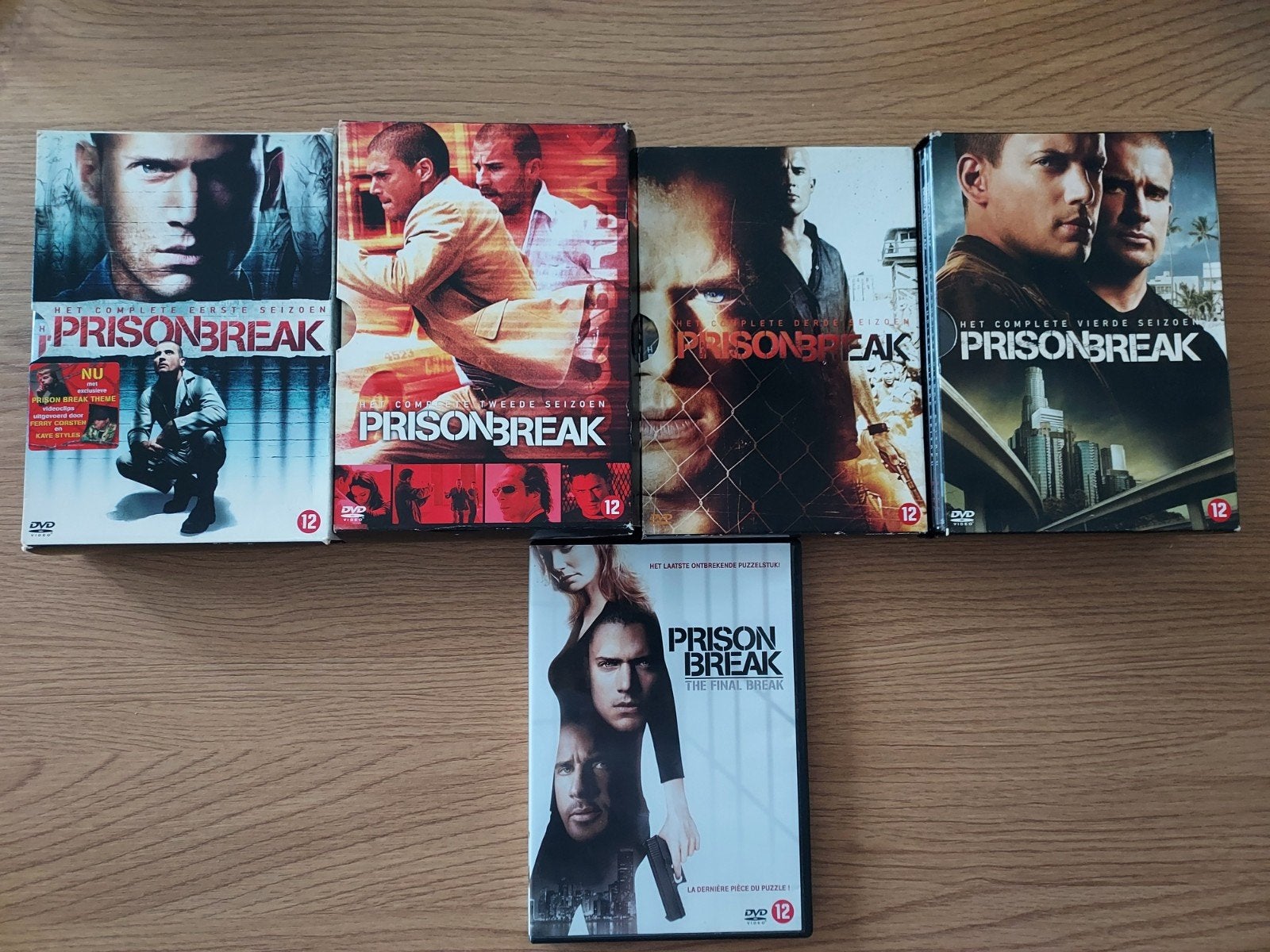 dvd boxen Prison Break, Vanaf 12 jaar, Ophalen, Zo goed als nieuw, Actie en Avontuur