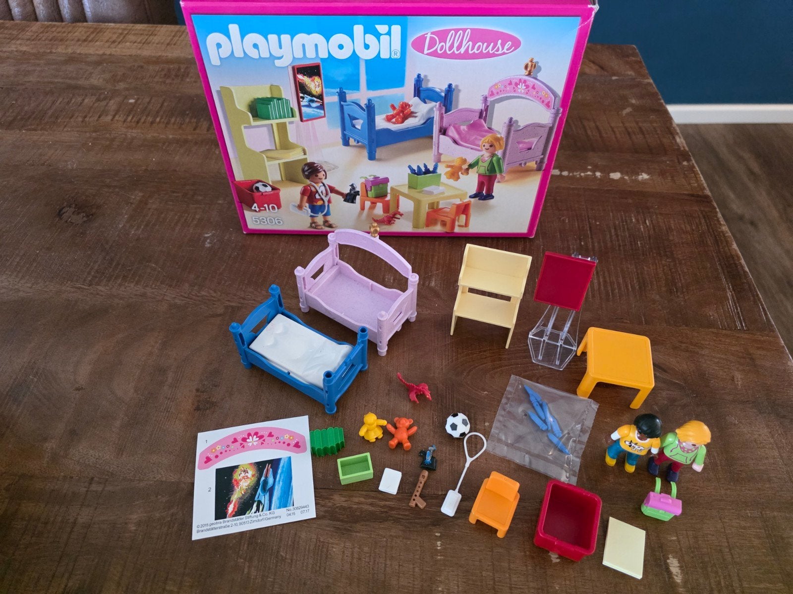 Playmobil Dollhouse 5309 - kinderkamer met stapelbed, Complete set, Overige typen, Ophalen of Verzenden, Zo goed als nieuw