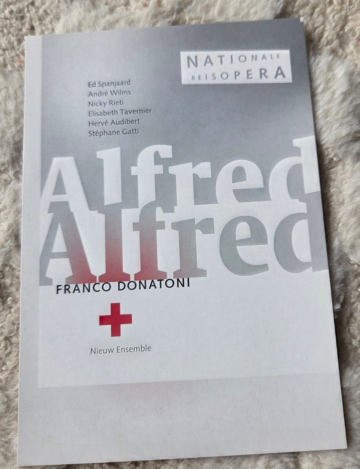 Alfred Alfred - Nationale Reisopera - Franco Donatoni, Verzenden, 1980 tot heden, Ongelopen, Muziek