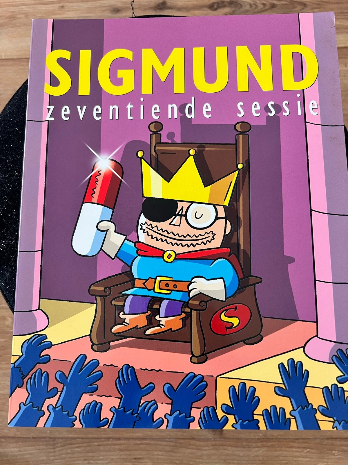 Sigmund zeventiende sessie - 1e druk -Stripboek Peter de Wit, Eén stripboek, Ophalen of Verzenden, Zo goed als nieuw