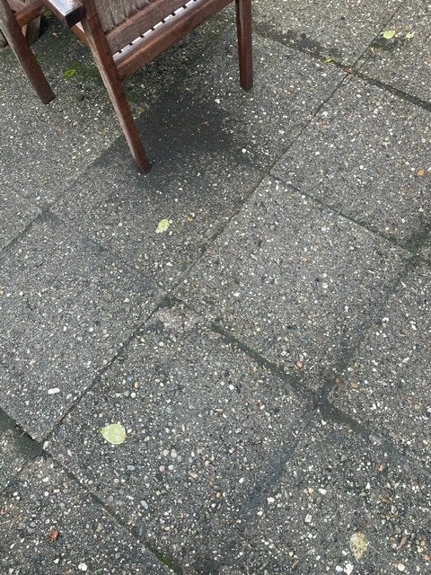 30 stoeptegels, 50x50 cm, gratis ophalen, Tuin en Terras, Ophalen, Gebruikt, 10 m² of meer, Beton